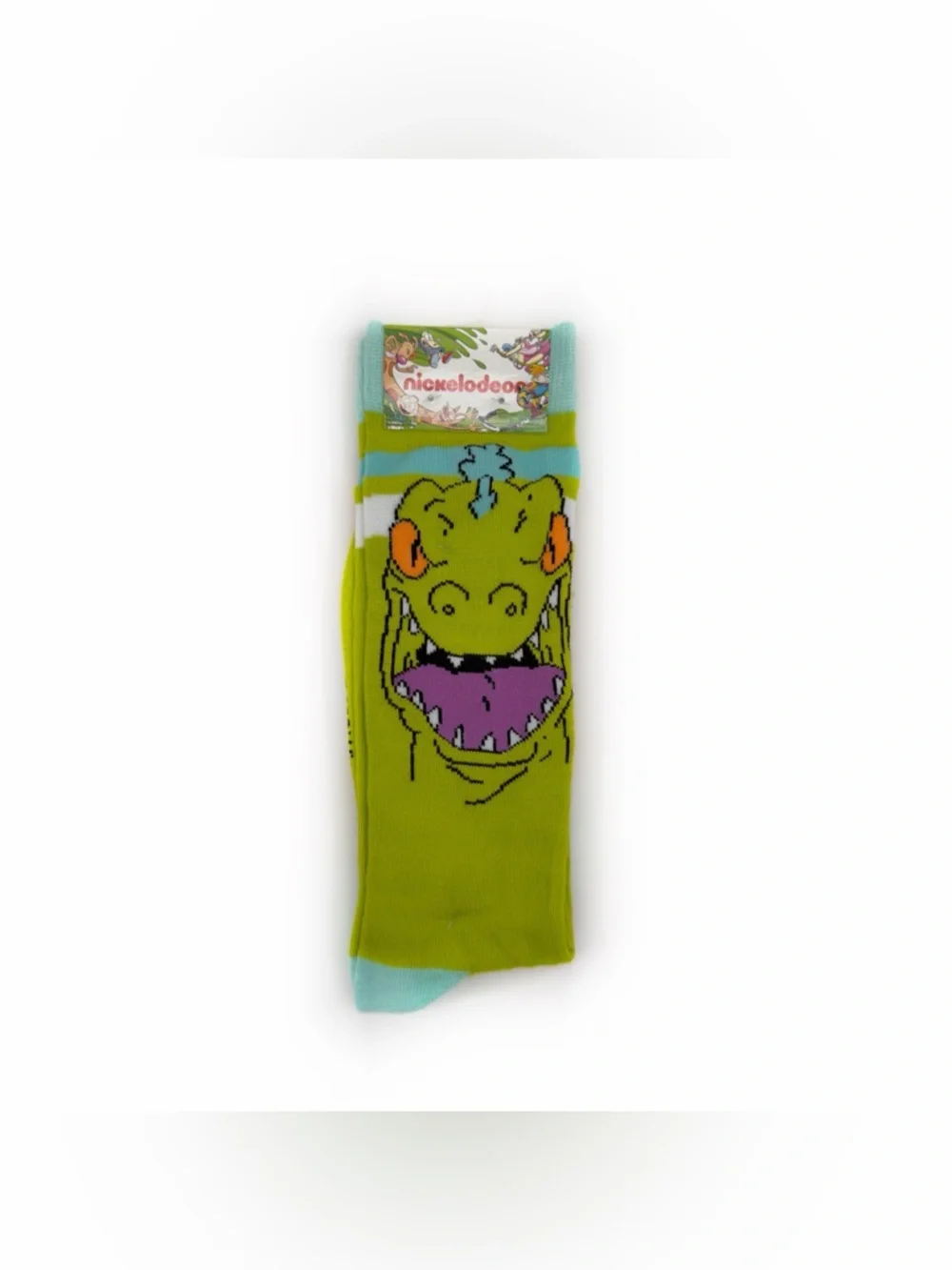 Nickelodeon Rugrats Crew Socks Mens Womens Reptar Chuckie Novelty Gift
